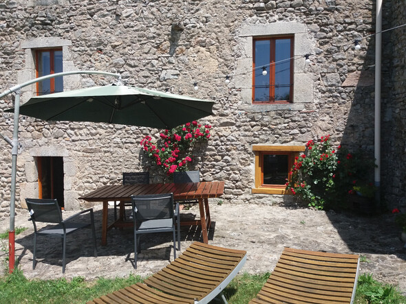 Eigen tuin op het zuiden