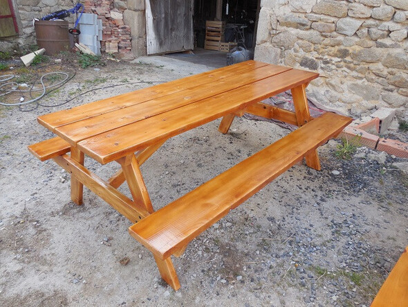 Rechthoekige tafel 6 persoons