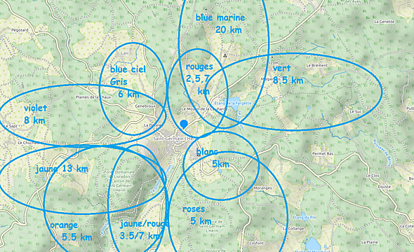 wandelroutes rond st. germain l herm